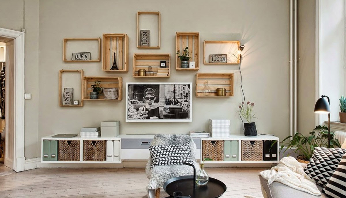 5 ideas modernas para decorar con estanterías la pared - Blog Goian